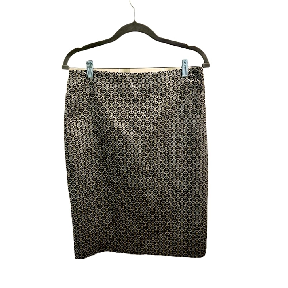 Ann Taylor Brocade Pencil Skirt